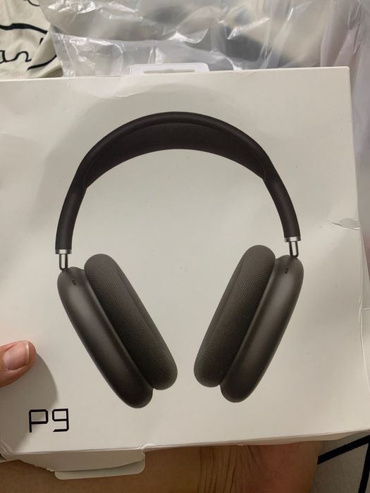 Беспроводные полноразмерные стереонаушники Bluetooth Macaron P9 Black