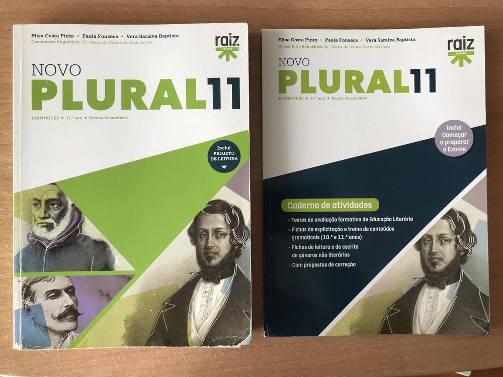 Novo PLURAL 11 Manual + caderno de atividades portugues 11 ano