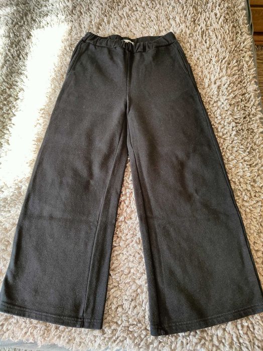 Spodnie dresowe z szeroką nogawką dziewczęce Sinsay 146 cm