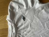 Komplet na wf, T shirt biały firmy 4 f plus spodenki