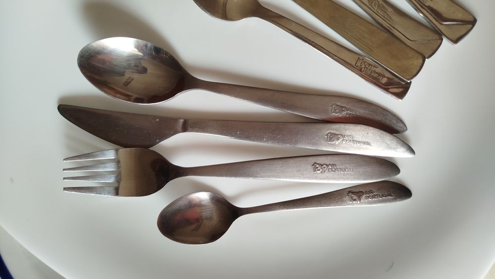 Conjunto talheres da TAP anos 80/90