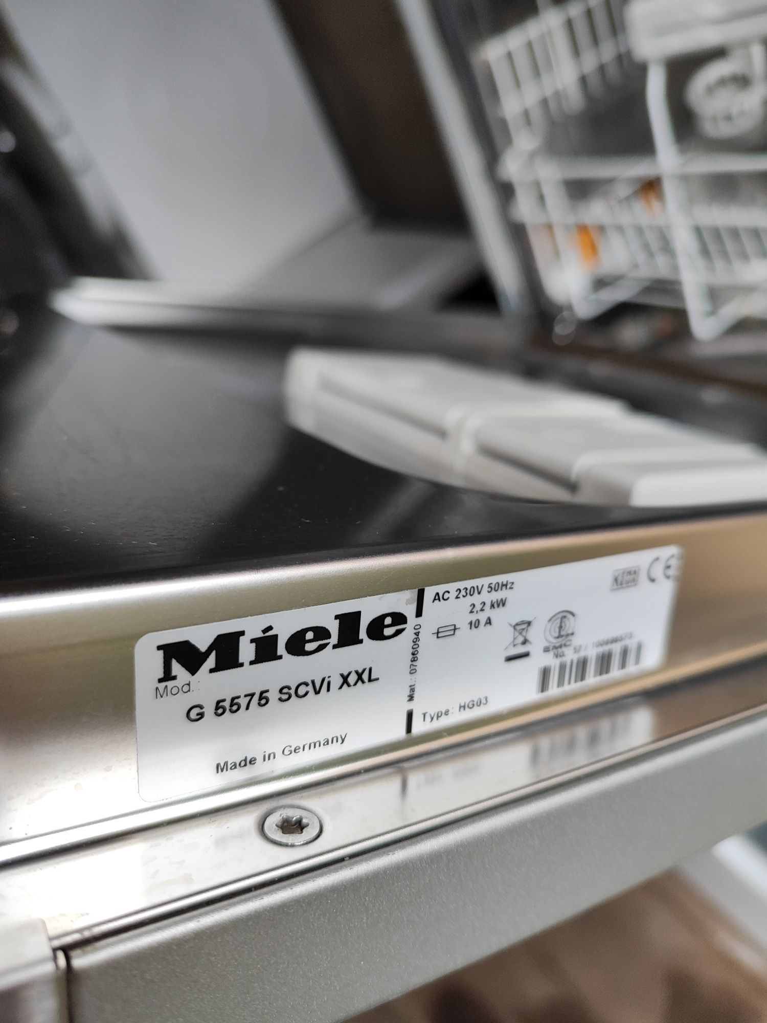 Посудомийні машини Miele G 5575 SCVI XXL  вмонтована до забутови