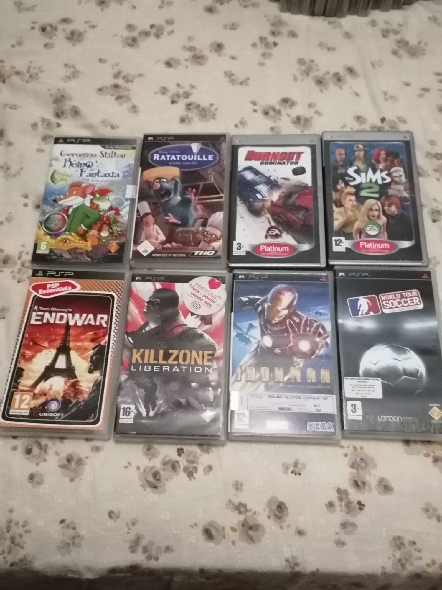 Vendo/Troco: 27 Jogos PSP (Playstation Portable)