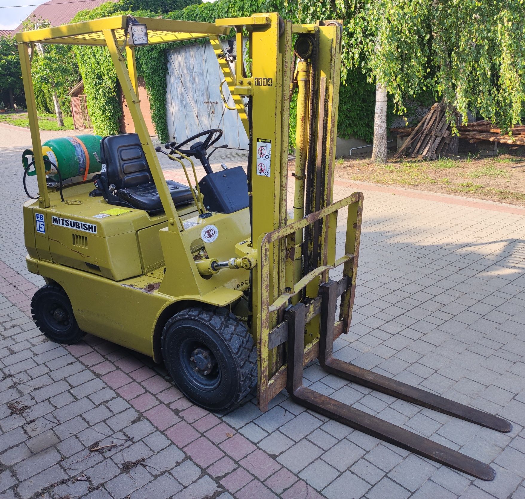 Wózek Widłowy Mitsubishi FG14 LPG Maszt Duplex 3,2m