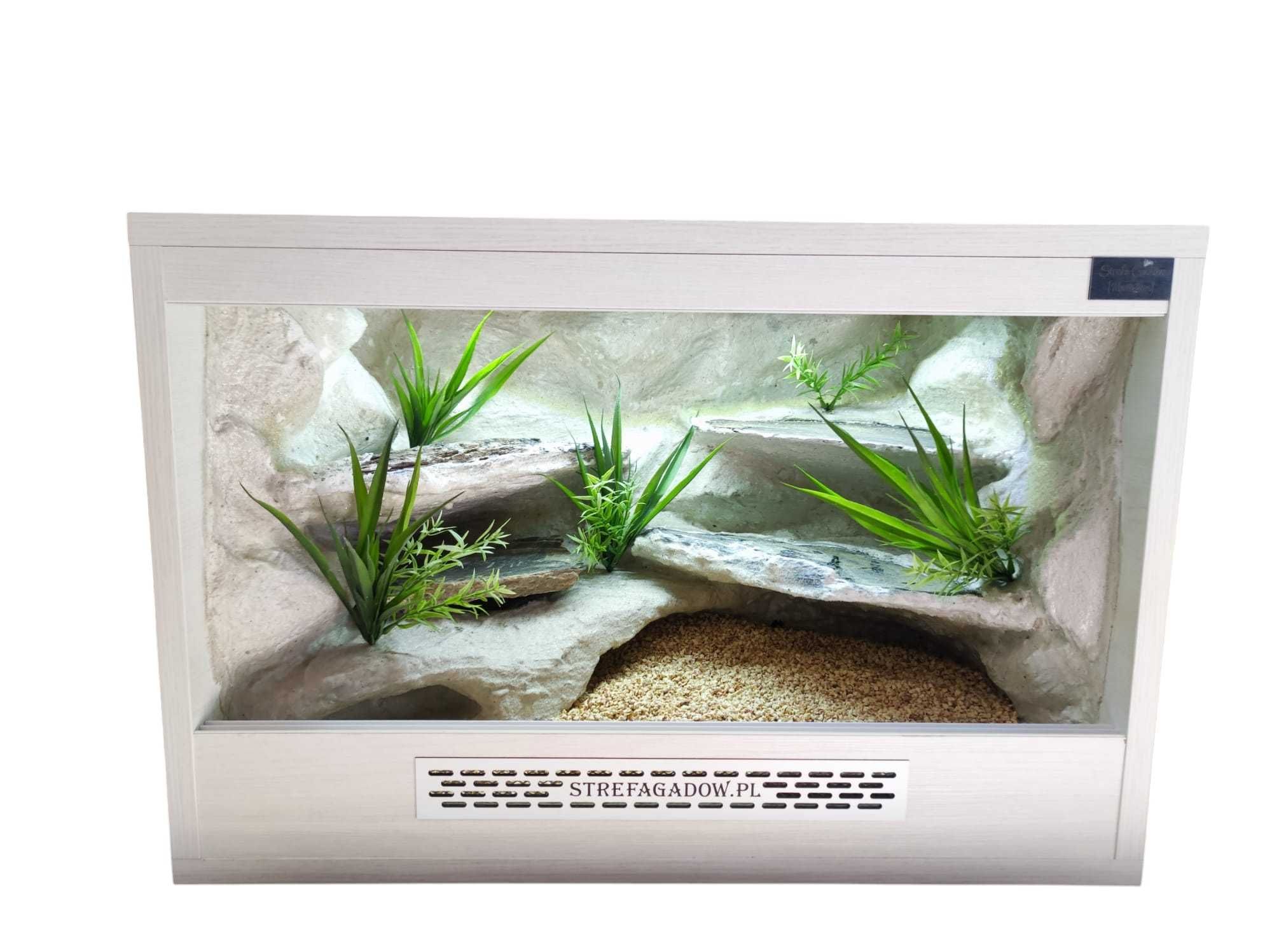 Terrarium pustynne nr691 60/40/40 dla gekona lamparciego DOSTĘPNE
