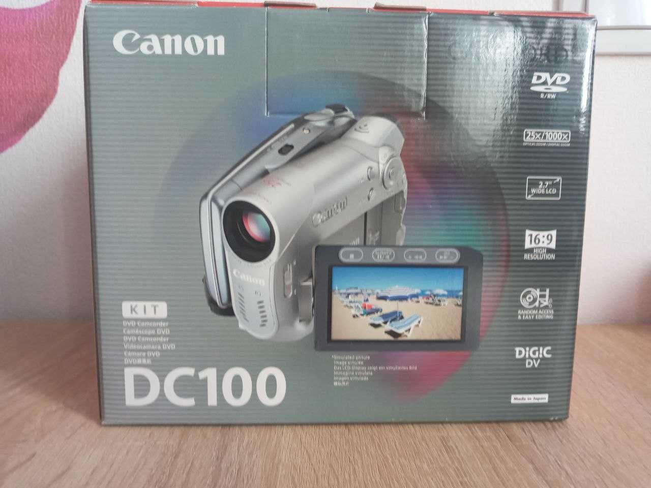 Видеокамера Canon DC100 + чехол