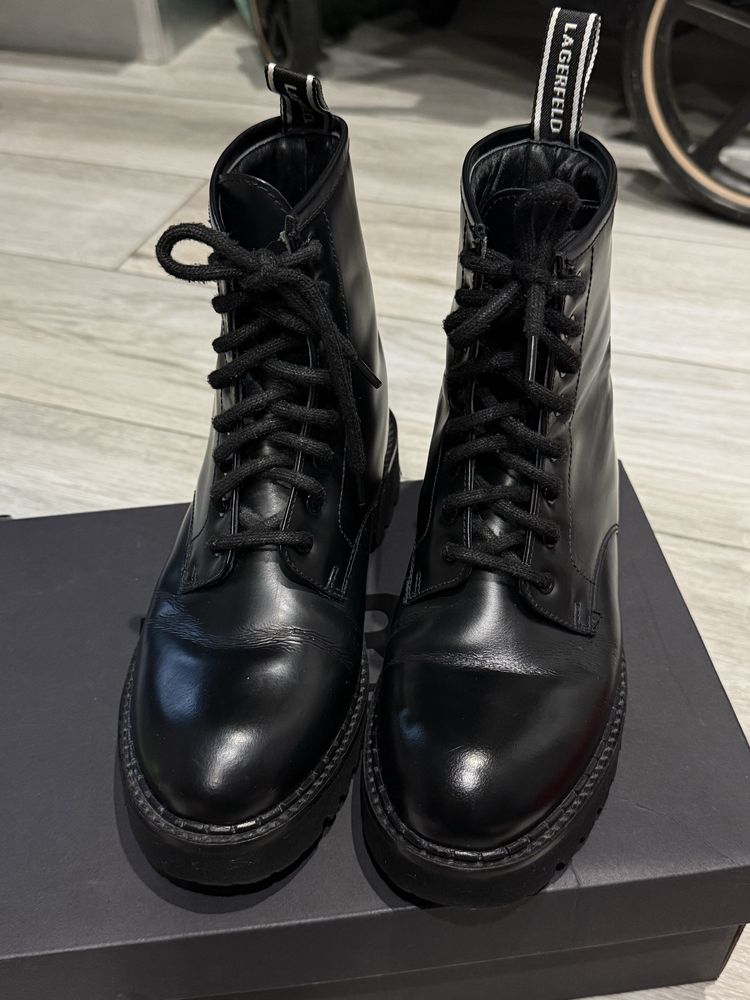 Ботинки натуральная кожа Karl Lagerfeld
