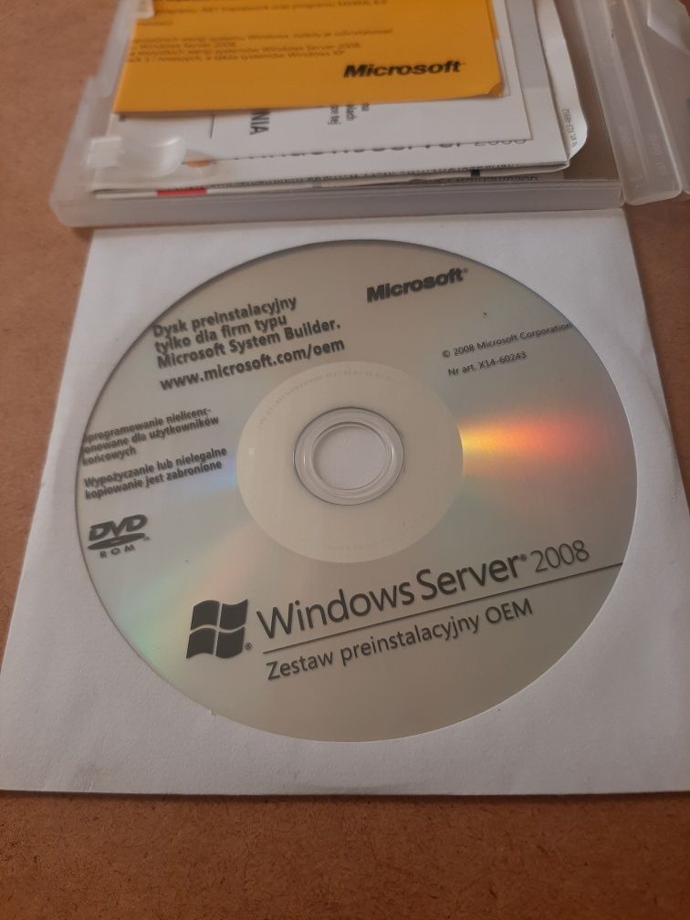 Windows serwer 2008 Standart 32-64 bit