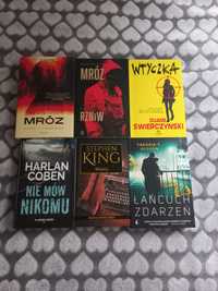 Książki po 10 zł Mróz, Coben, Stephen King