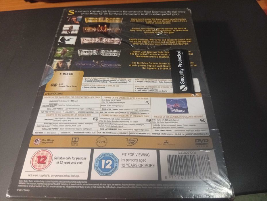 DVD фильм Пираты Карибского моря 5 дисковое коллекционное издание