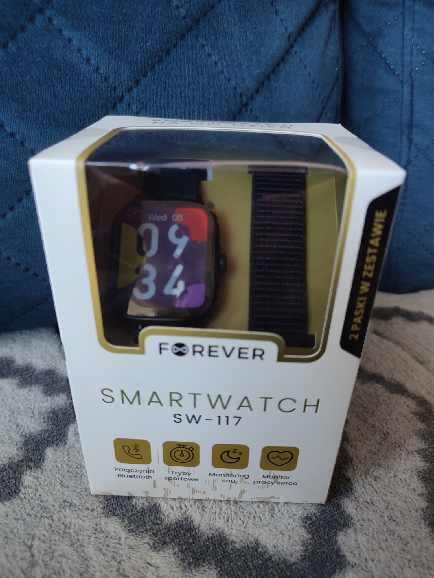 Nowy zegarek Smartwatch forever SW 117 gwarancja 24 m-ce idealny na  p