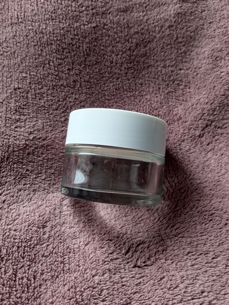 Szklany pojemniczek na krem lub balsam 50 ml