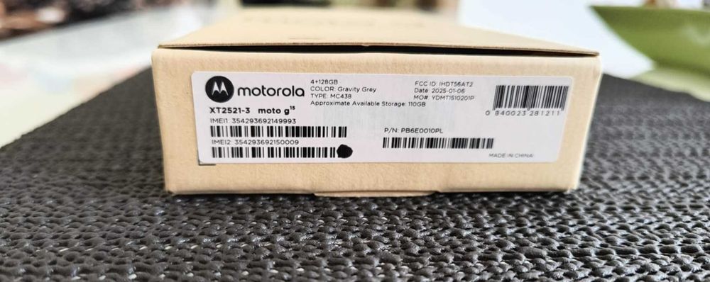 Smartfon MOTOROLA Moto G15 4/128GB zaplombowany
