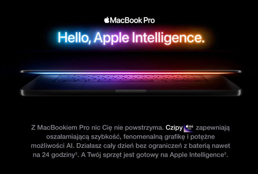 NOWY Apple MacBook Pro 16 M4 MAX 48GB RAM 1TB +DODATKI GW-2LATA! FV23%