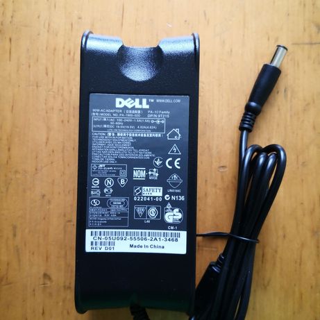 Dell 19.5v 4.62a 7.4x5.0 новый