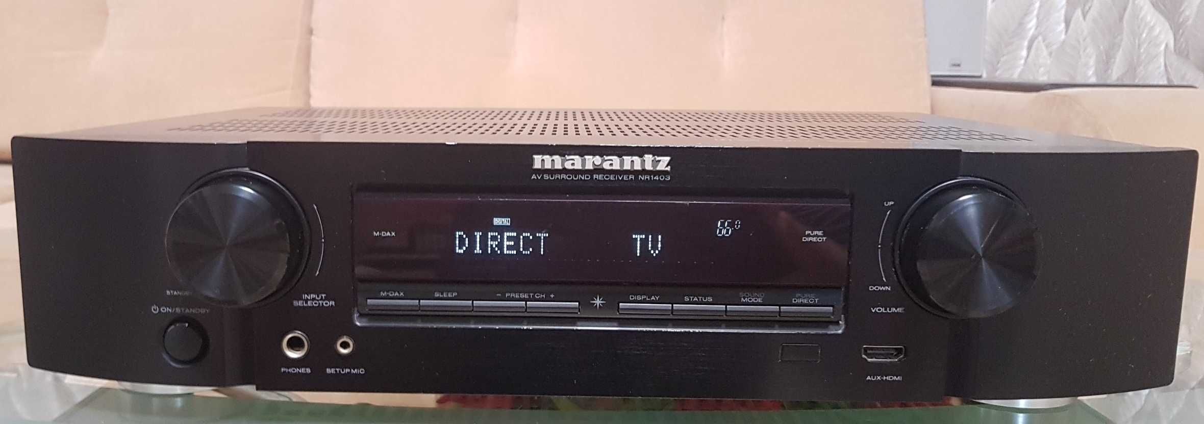 AV ресивер 5.1 Marantz NR 1403 HDMI,Optical made in China