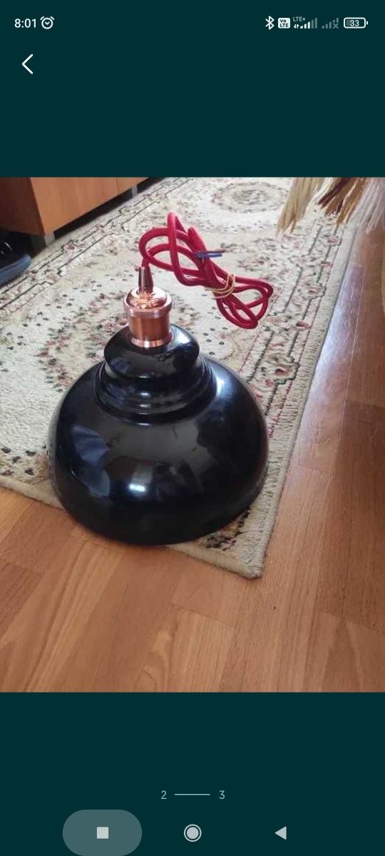 Lampy wiszące komplet