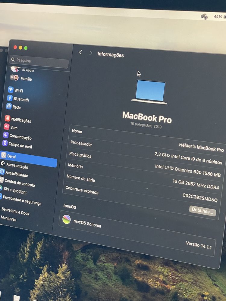 Macbook Pro 16 2019