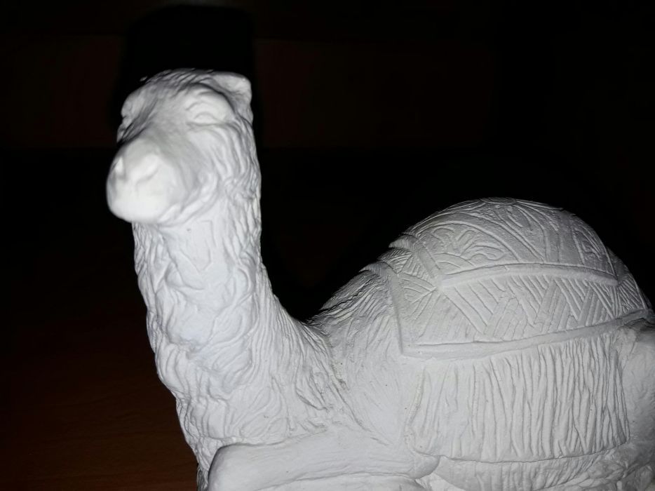 Wielbłąd z gipsu