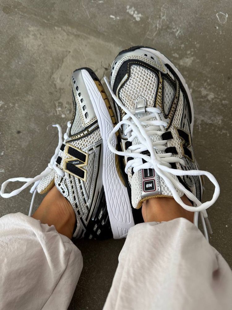 Кросівки жіночі чоловічі New Balance 1906R Gold Silver White 36-45