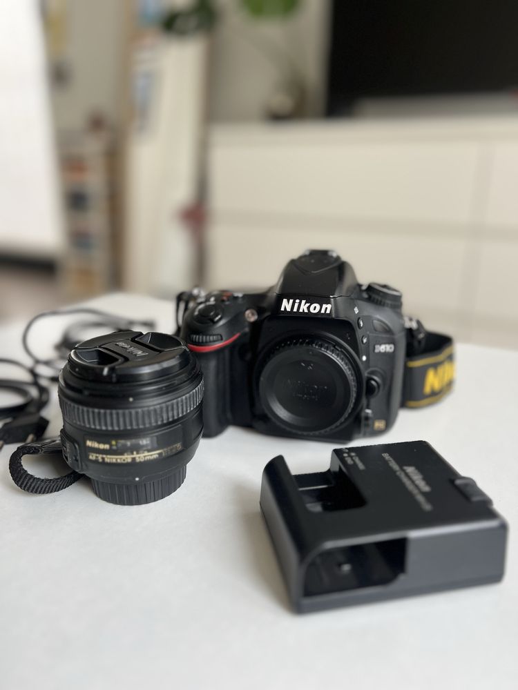 Nikon d610 + lente nikkor 50 mm 1.4