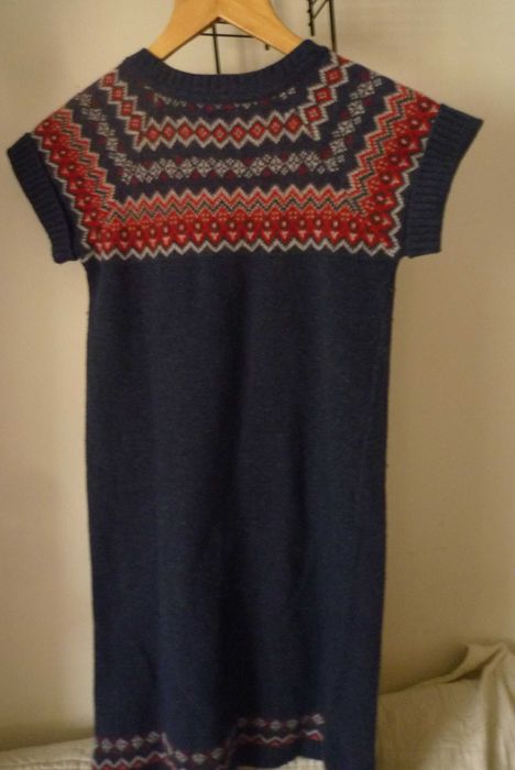 Vestido de Malha Zippy 13/14 anos de lã 156-163cm Fabricado Portugal