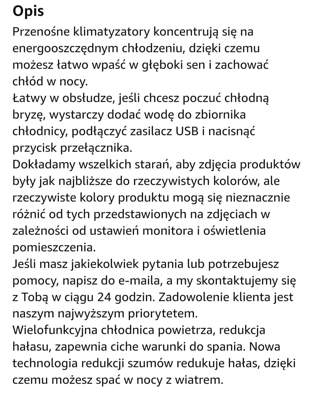 Przenośny klimatyzator