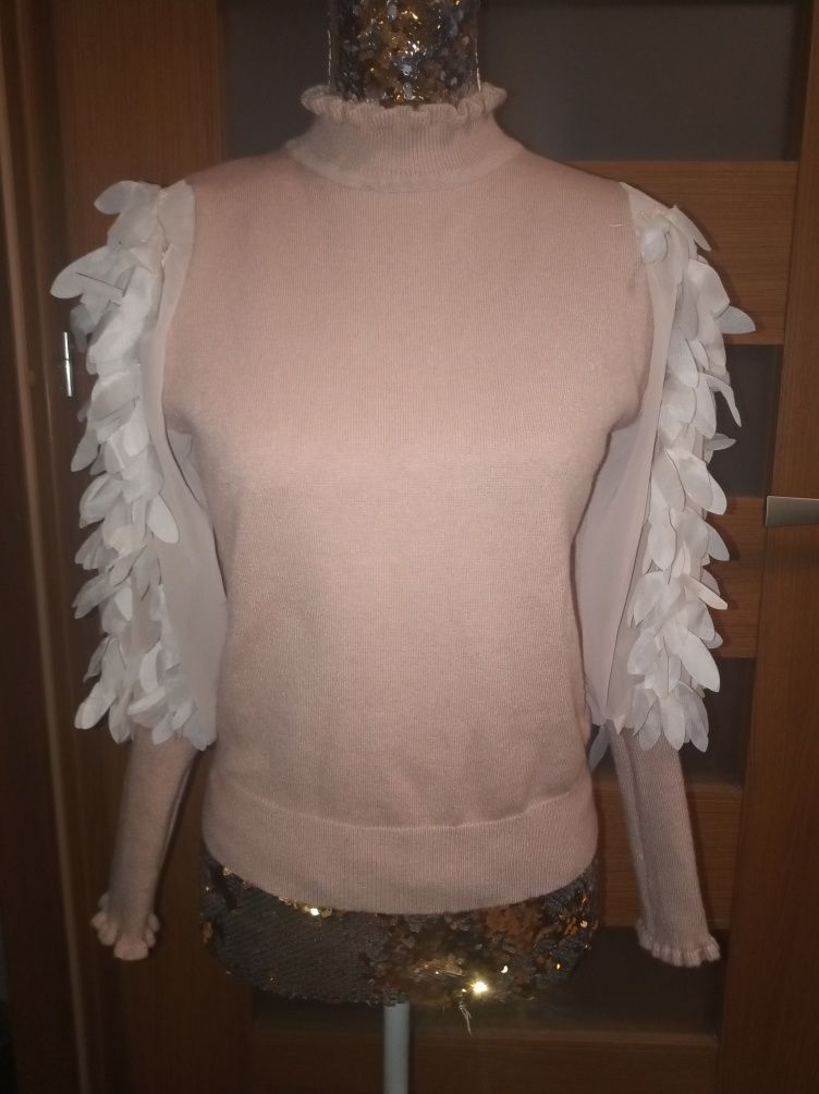 S 36 H&M sweter półgolf bluzka  elegancja