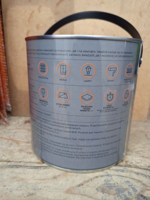 Farba do metalu ALTAX na rdzę 3 kolory puszki 0,75L i 2,5L WARTO !!