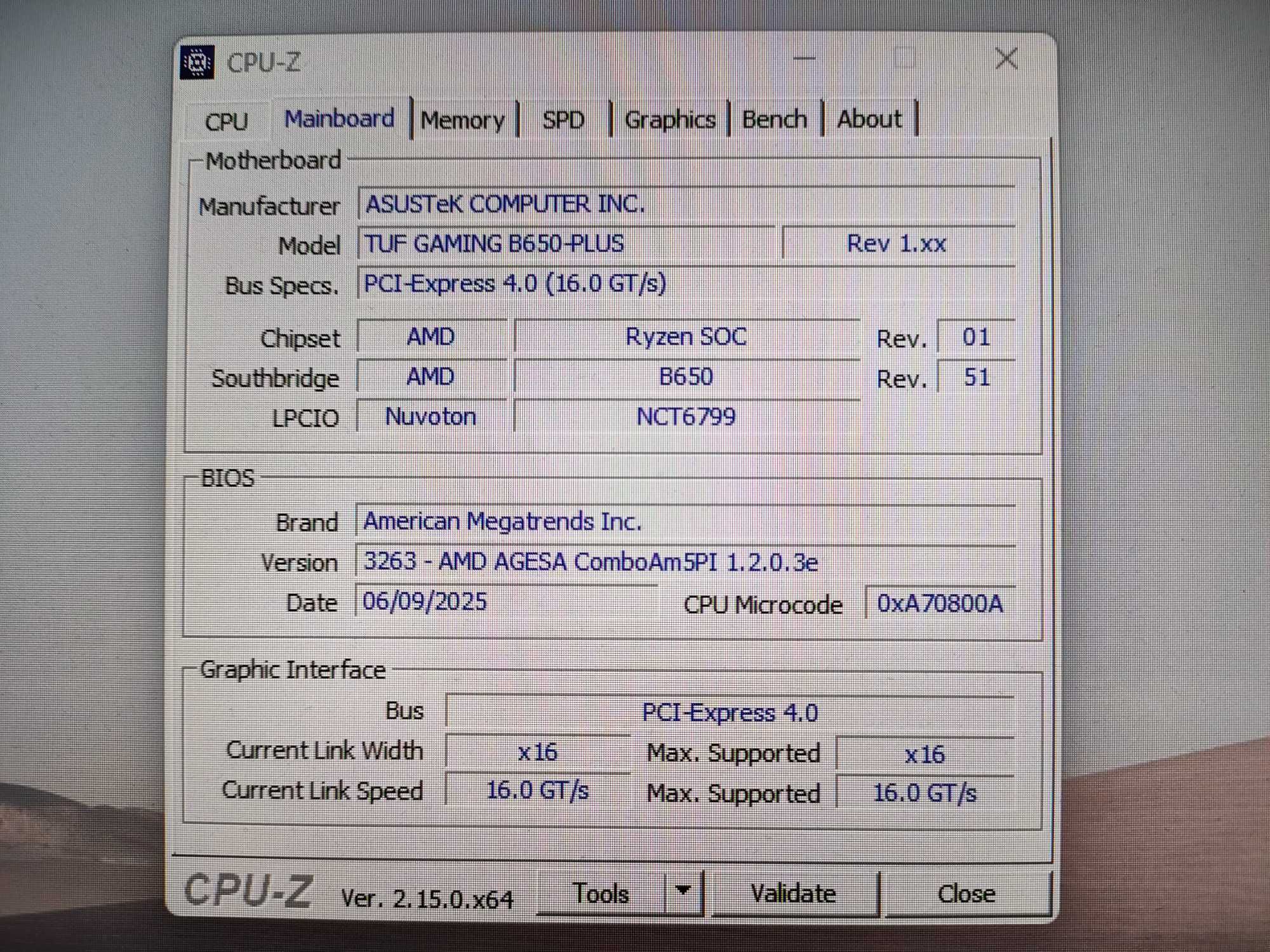 Płyta główna ASUS TUF Gaming B650-PLUS