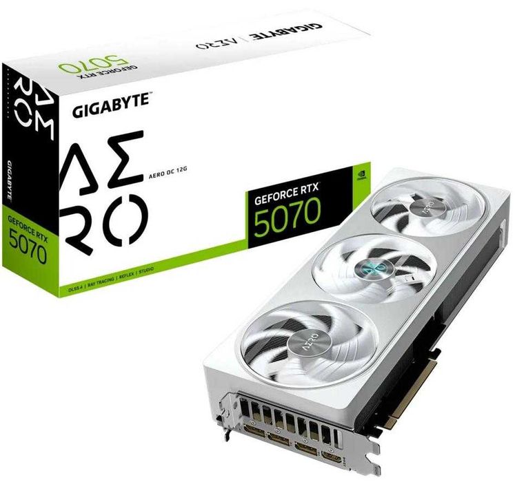 Відеокарта GeForce RTX 5070 AERO OC 12288MB Gigabyte
