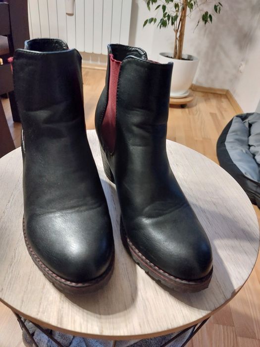 czarne botki rozmiar 40
