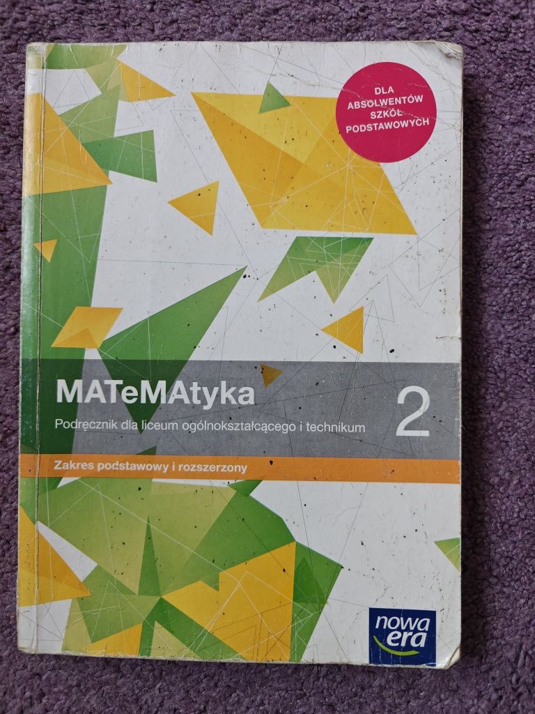 Matematyka 2 do LO zakres rozszerzony