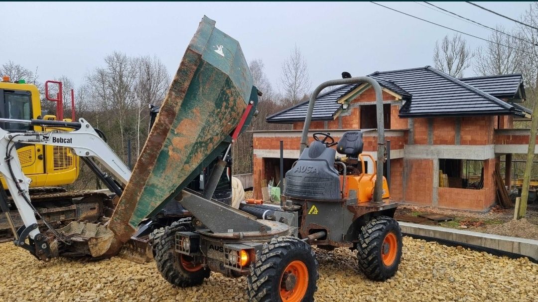 Wynajem wozidło koleba bobcat miniładowarka młot zamiatarka uliczna