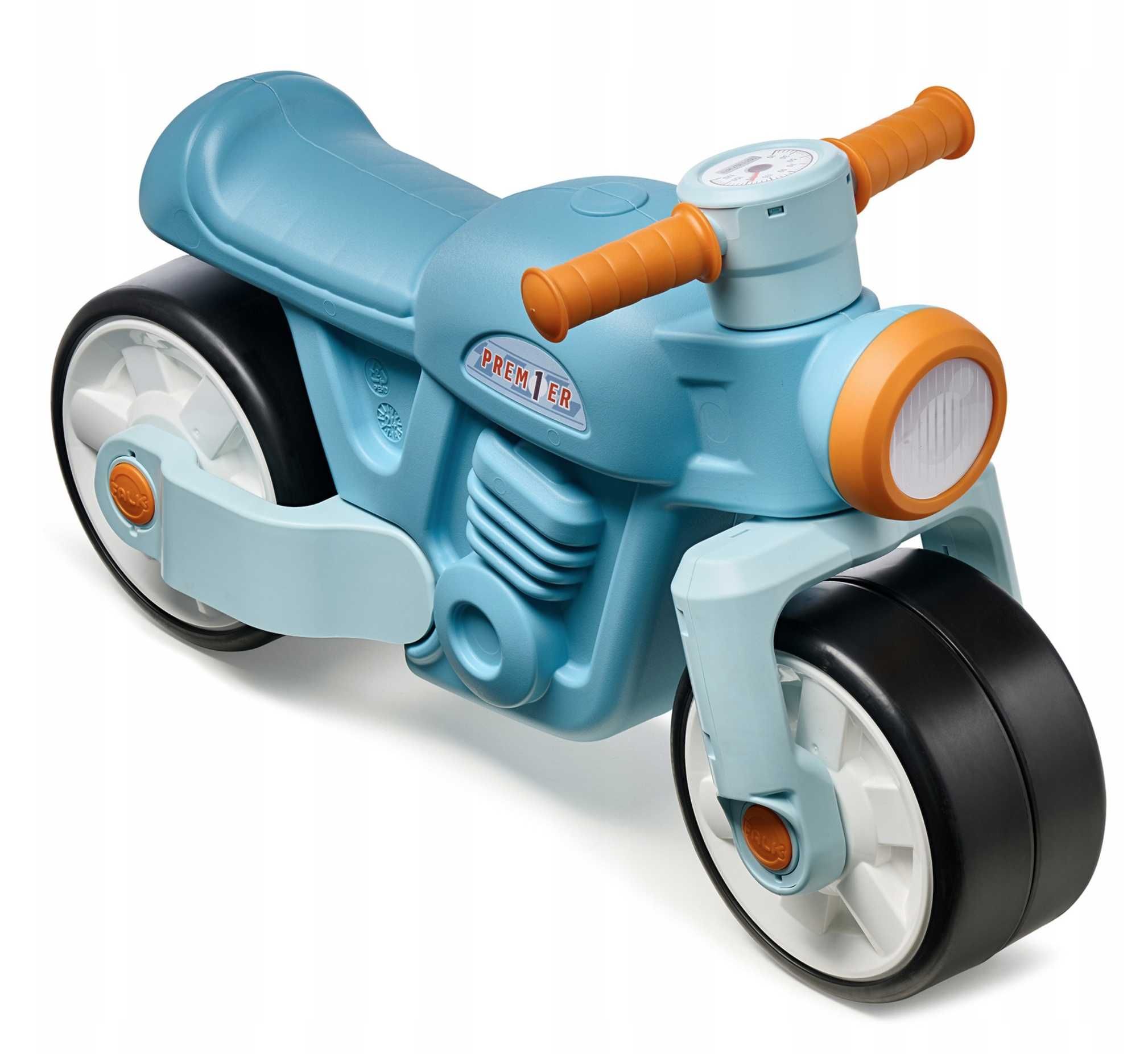 FALK Jeździk Scooter Prem1er Retro Niebieski - Vintage rowerek biegowy