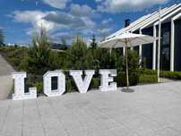 LOVE (400cm) świecący podświetlany LED wynajem