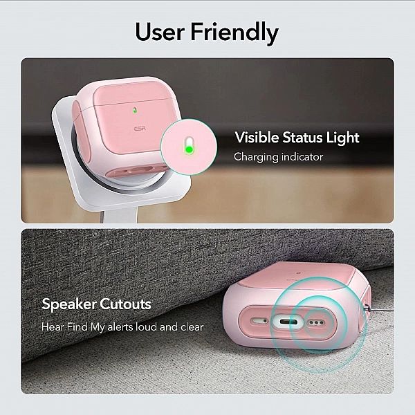 Esr Orbit Halolock Magsafe Apple Airpods 4 Pink