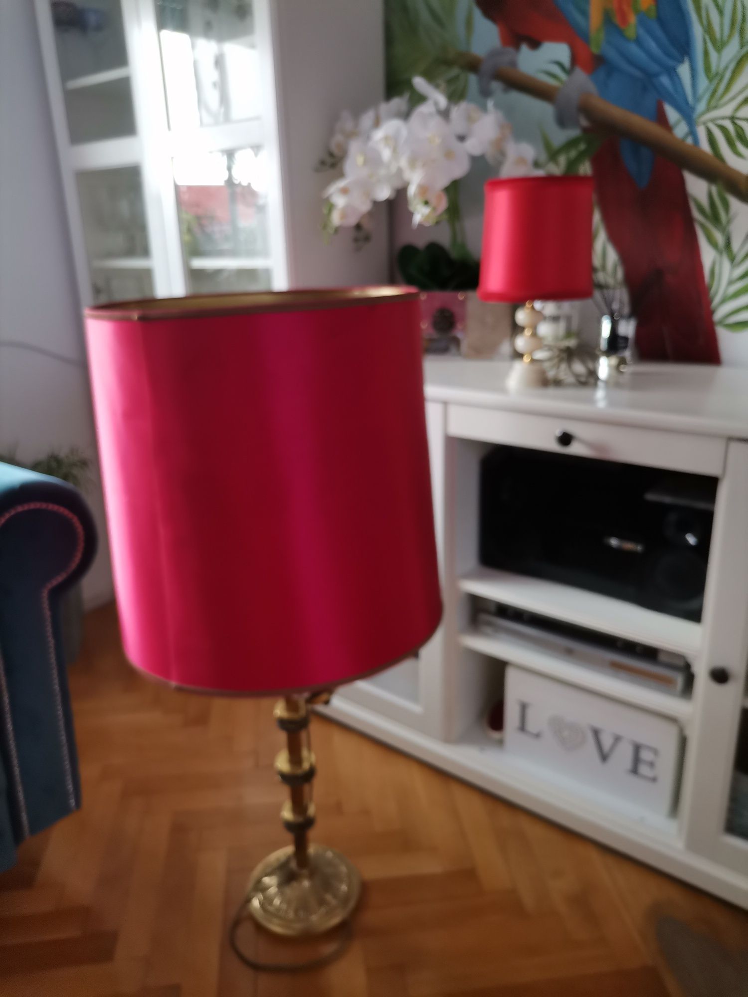lampa stołowa retro vintage wys 108.