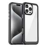 Etui Outer Space Case z żelową ramką do iPhone 16 Pro Max - czarne