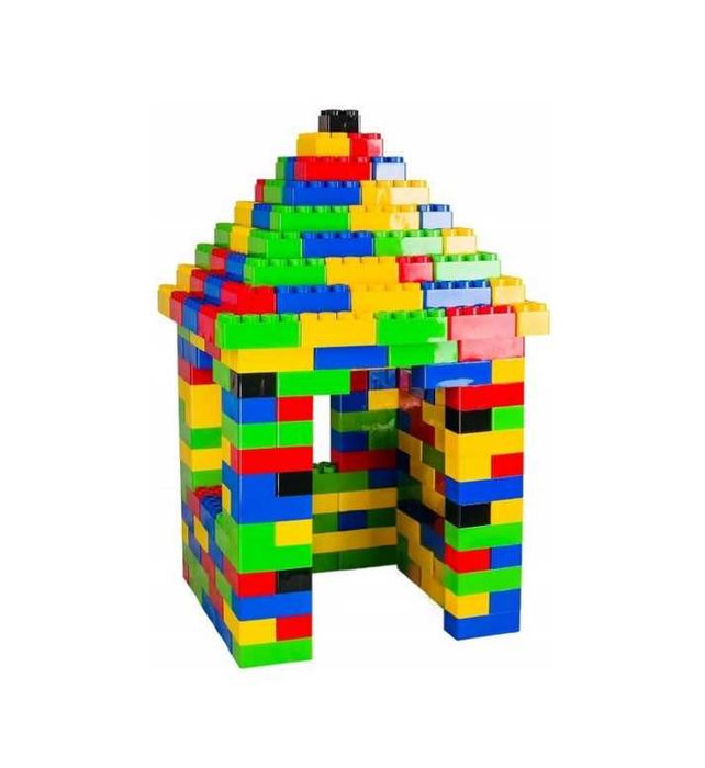 Klocki Giganty MEGA cegły + kółka 141 el. Polska produkcja CE