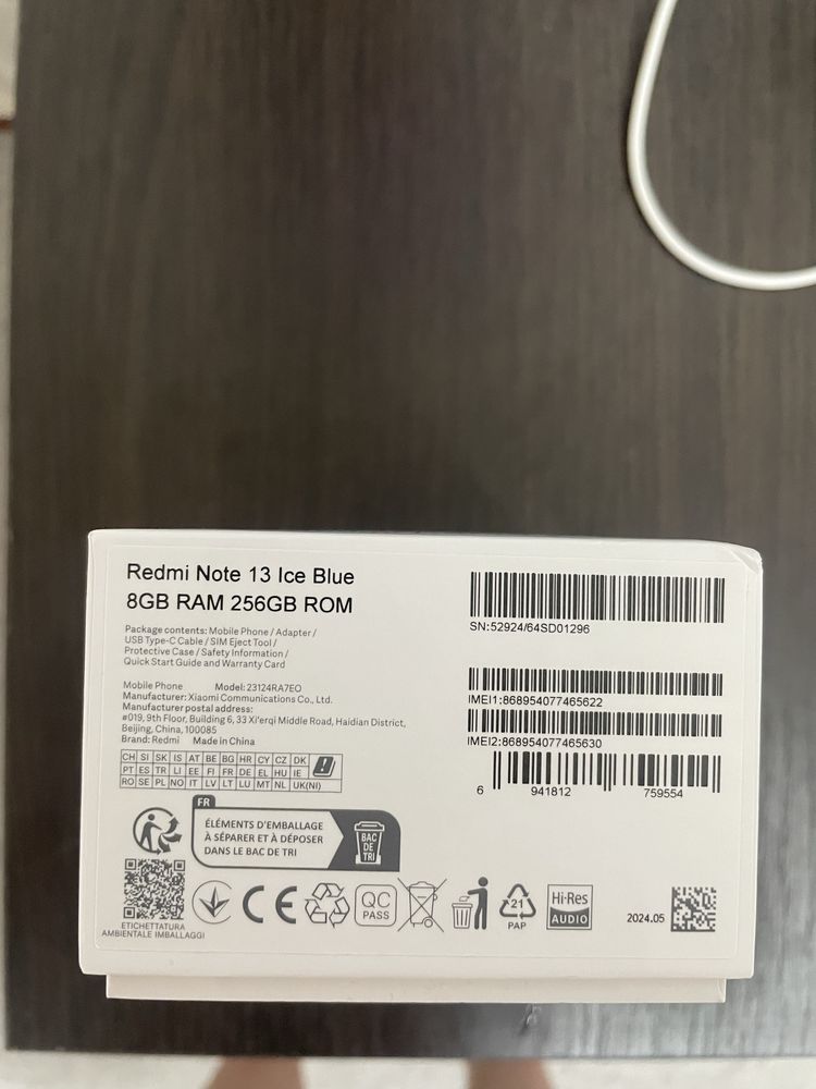 Смартфон Xiaomi Redmi Note 13 8/256Gb