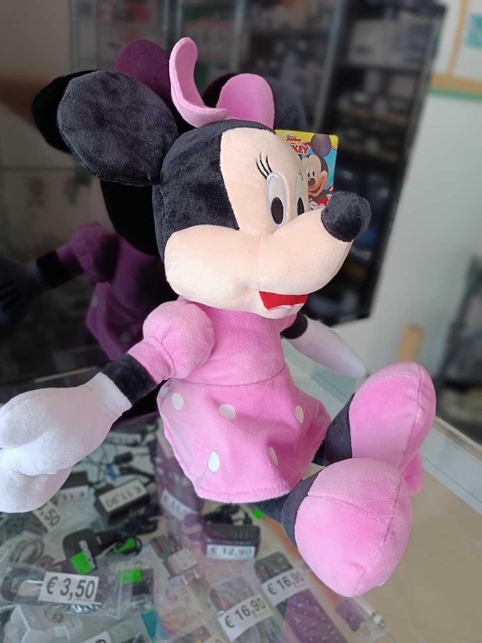 Novidade:Peluche Minnie Mouse Rosa 40cm(30cm/sentado)