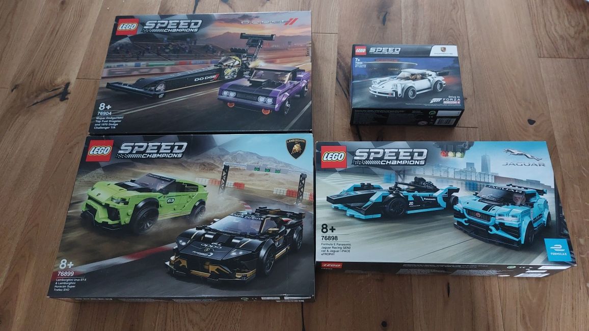 LEGO Speed champions 4w1 76899, 76898, 76904, 75895