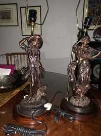 Candeeiros em bronze art deco