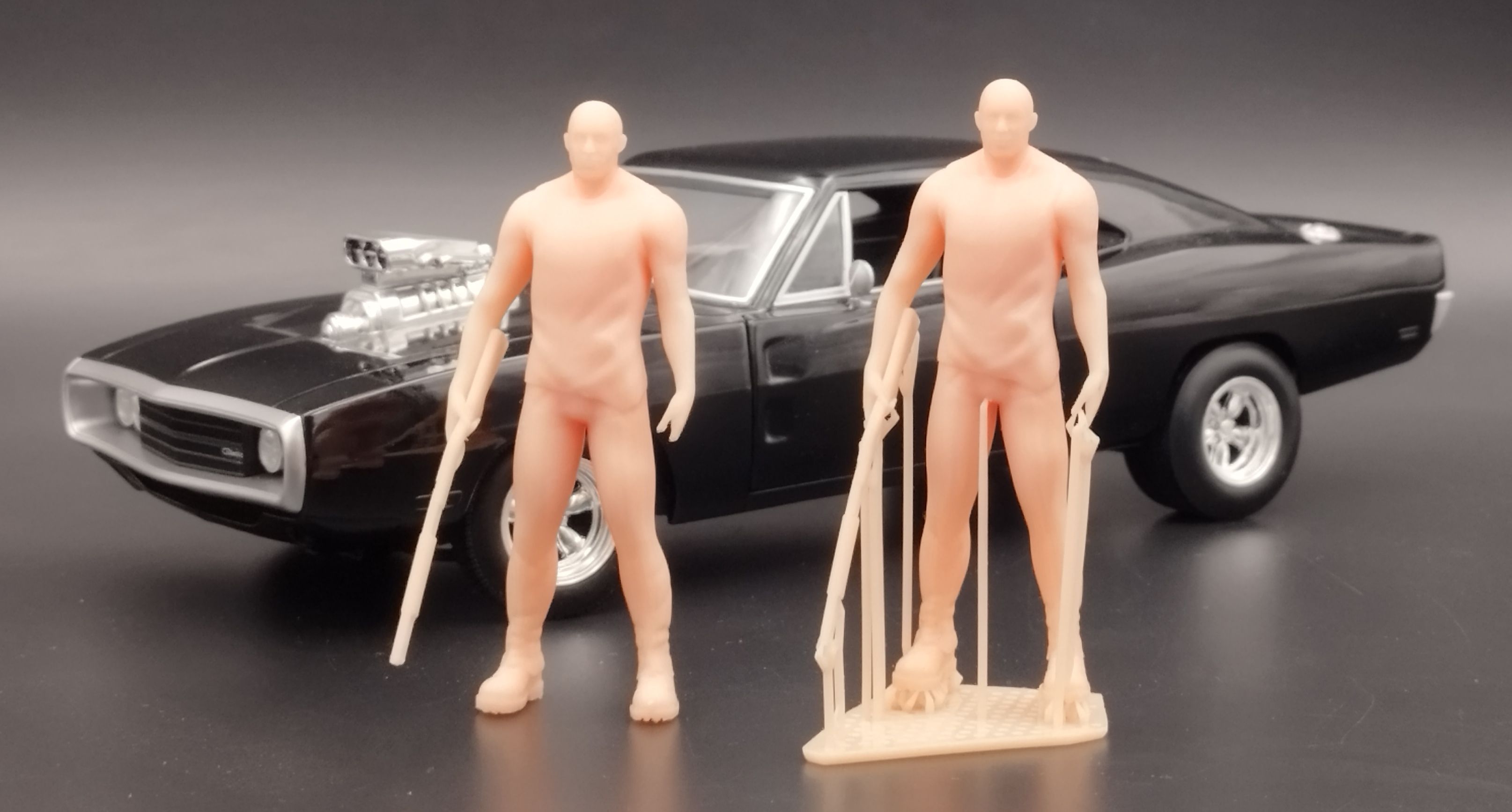 wydruk 3D figurka w skali 1:18 do samodzielnego pomalowania F&F Dom