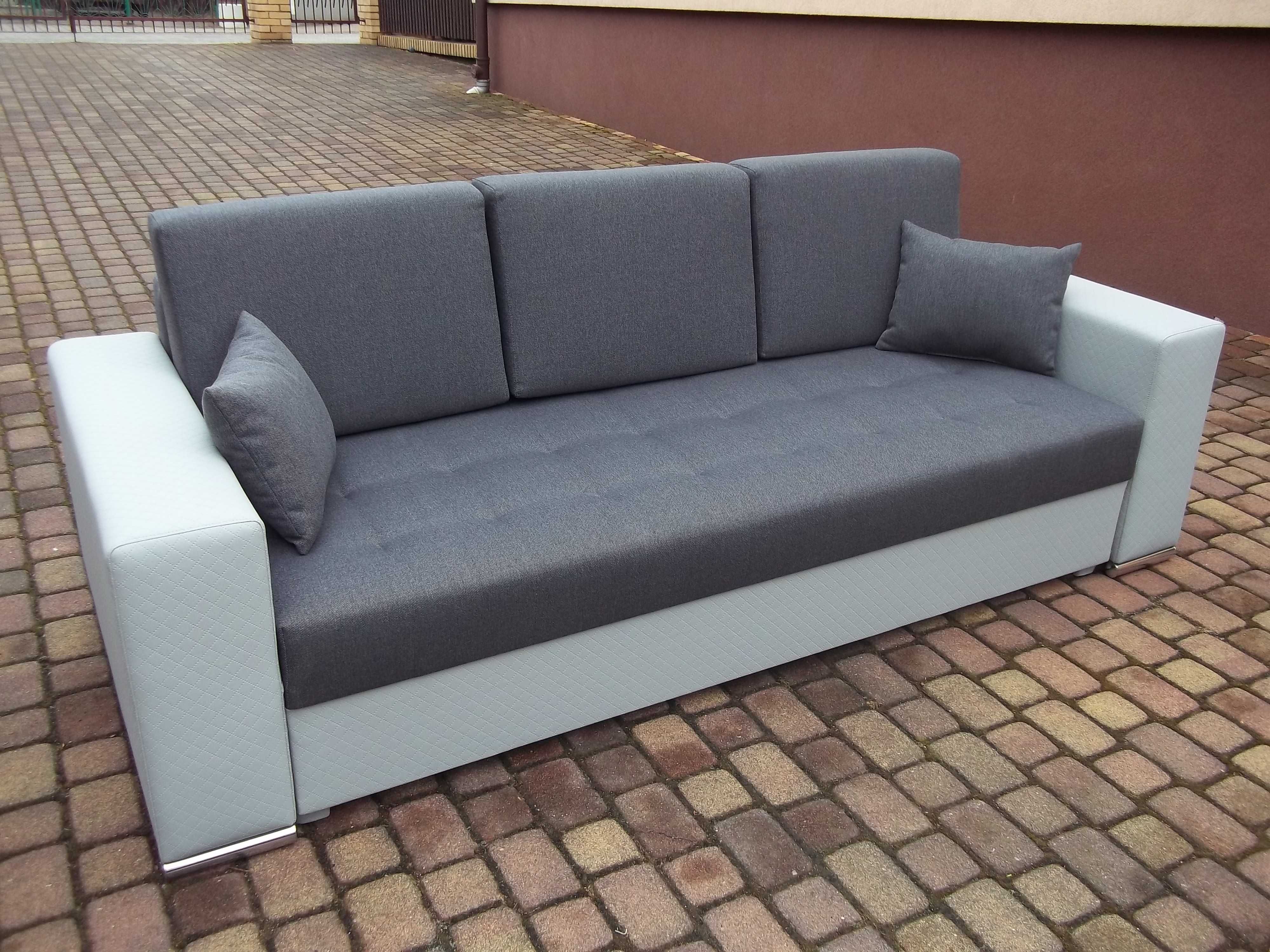 Kanapa-150 cm szerokie spanie/sprężyny bonell/pojemnik-solidna