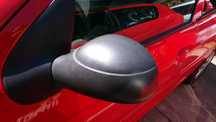 Lip5 lusterko lewe kierowcy peugeot 206+ 206 plus czarne manualne