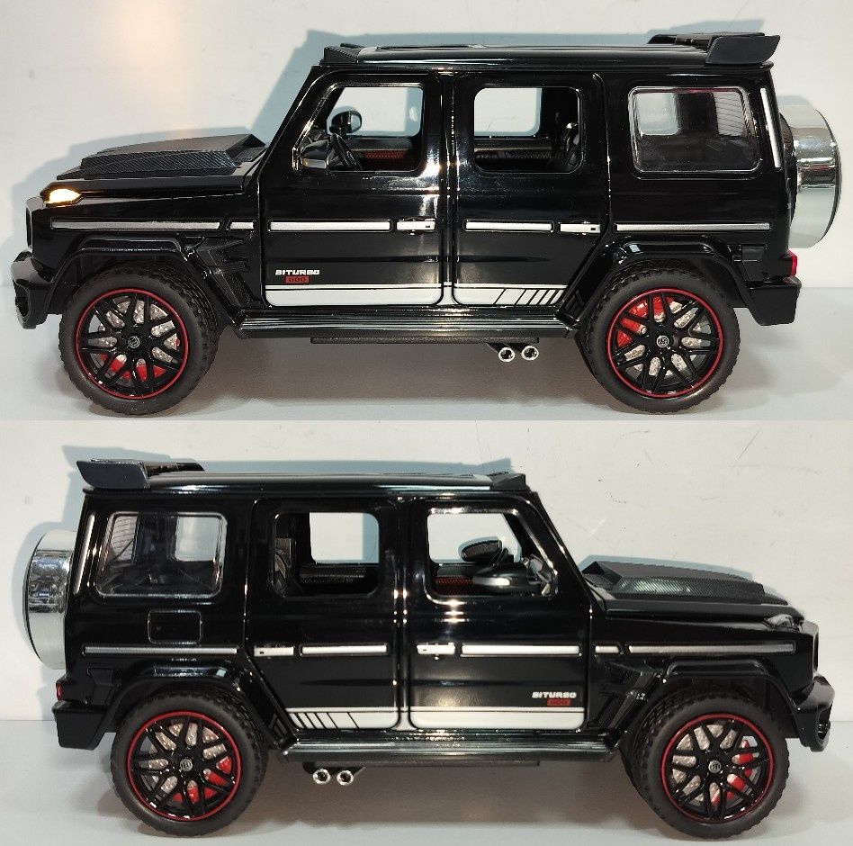 Mercedes-Benz BRABUS G800 модель 1:24 MINIAUTO. Металл, звук, свет.