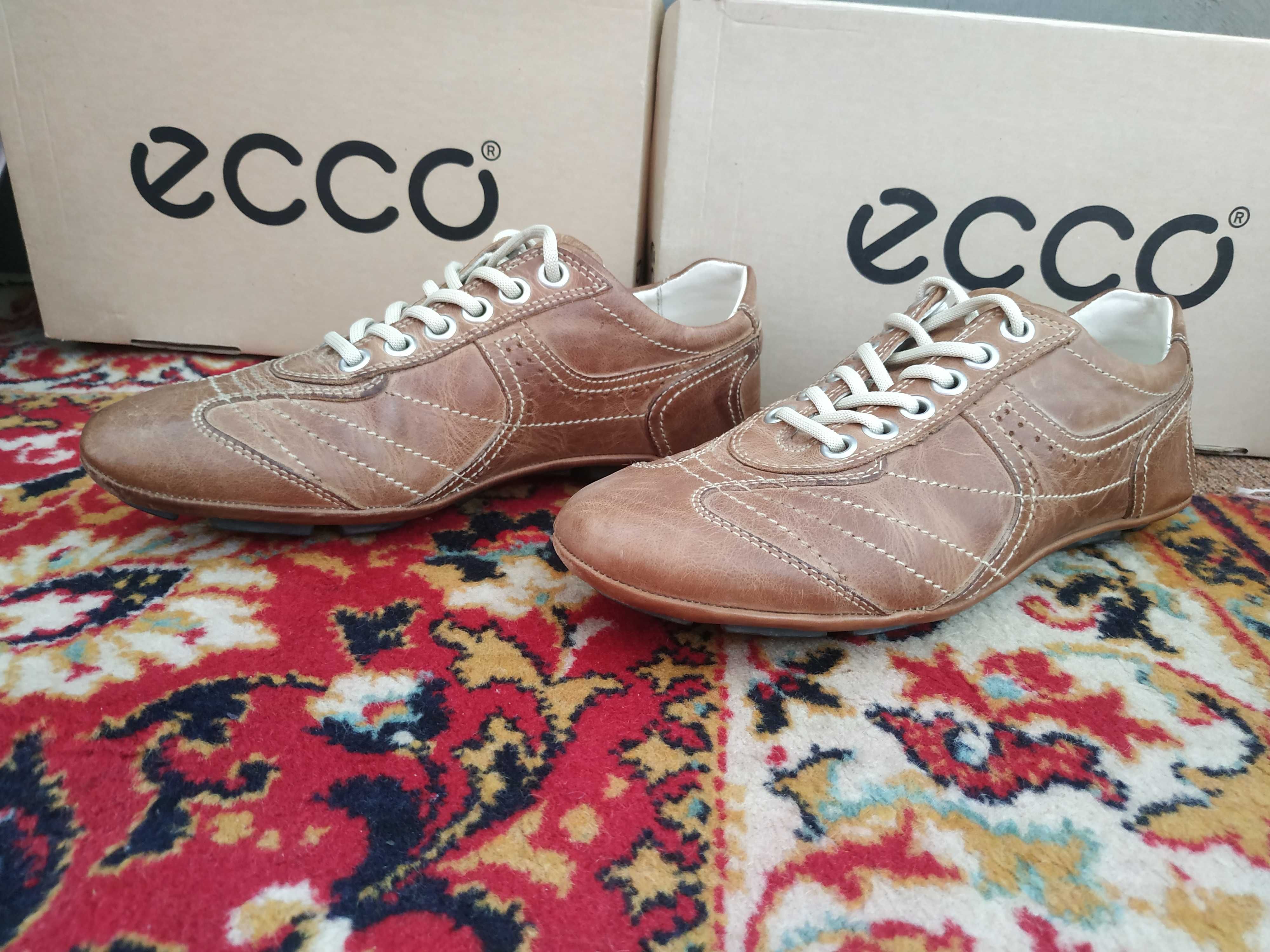 Кожаные Туфли, мокасины, слипоны   ECCO Casual 40р. Оригинал!!!