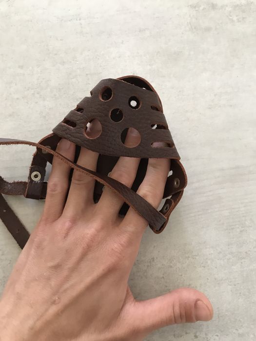 Намордник собачий шкіряний